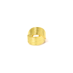 Fashion <b>Rings</b> PVD Gold Plated 316L Stainless Steel Sustainable Resistant Design - Product Image 2