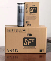 Encre compatible FII type F pour Risograph SF 5130 5450 9350 S8113 S-8113 U UA E F Duplicateur 1000cc pour cartouche d'encre