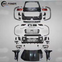 2018-2021 année LC200 LC300 ancien à nouveau capot mise à niveau Automobiles extérieur Facelift Body kits Grille pare-chocs garde-boue lumières