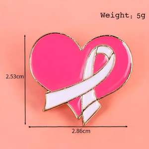 Pins <span class=keywords><strong>de</strong></span> Solapa y Cintas Rosas <span class=keywords><strong>de</strong></span> Concientización sobre el Cáncer <span class=keywords><strong>de</strong></span> <span class=keywords><strong>Mama</strong></span>, Insignias Metálicas con Logotipo Personalizado para Eventos <span class=keywords><strong>de</strong></span> Caridad, Recaudación <span class=keywords><strong>de</strong></span> Fondos, Regalos <span class=keywords><strong>de</strong></span> Broche - Product Image 3
