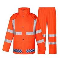 Veste de sécurité réfléchissante, imperméable, haute visibilité, manteau de travail de classe II haute résistance
