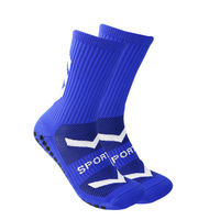 Xiangyi Medias Antideslizante Futbol Poignées antidérapantes Vente en gros Hommes Sport Chaussettes de football en plein air