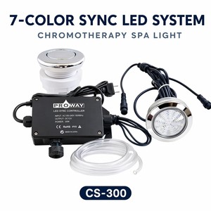 <span class=keywords><strong>Kit</strong></span> d'éclairage LED synchronisé pour spa avec contrôleur |   Système d'éclairage RGB professionnel DC12V pour spas et baignoires - Product Image 2
