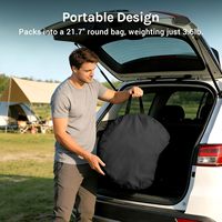 Tente de Douche Pop-up OEM pour la Confidentialité, Cabine Portable pour le Camping en Plein Air, la Plage ou comme Cabine de Toilette avec Fenêtre de Ventilation