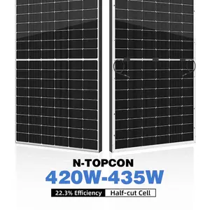 2024 TIER 1 N Type N-TOPCON Photovoltaic Panel Solar Energy Products Fotovoltaico 420W 430W 435W plaque solaire