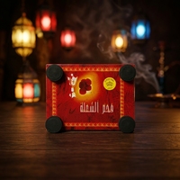 Charbon à chicha en bois dur de haute densité 33 mm, marque YC, 100 % naturel, sans étincelles, durée de combustion supérieure à 1 heure, charbon pour narguilé