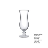 Gobelet en verre de 420 ml pour jus de fruits, idéal pour les restaurants, cafés, aires de restauration et la restauration commerciale, vente en gros, logo personnalisable