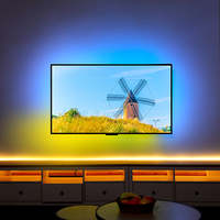 Vente chaude dernière version 2.1 kit de rétroéclairage d'ambiance TV même écran mur intelligent rgbic bande lumineuse bande lumineuse TV