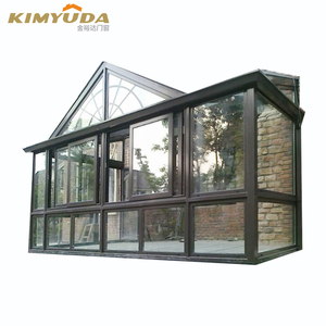 JYD tetto retrattile in vetro veranda paralume in alluminio bioclimatico con sistema di pareti in vetro - Product Image 4