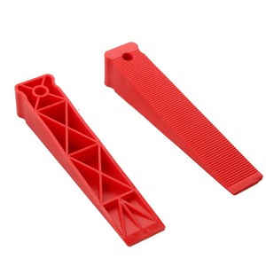 Plastic Door And Window Positioning Wedges Orange Red <b>Leveling</b> Tools For Installation - Product Image 1