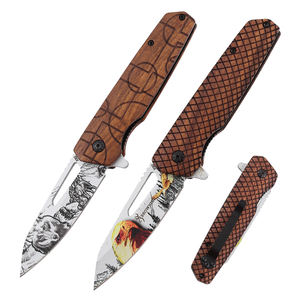 Vente en gros de modèle 3D OEM personnalisé manche de <span class=keywords><strong>lame</strong></span> en acier inoxydable couteau d'outil de coupe tactique pliant de survie en plein air chasse - Product Image 1