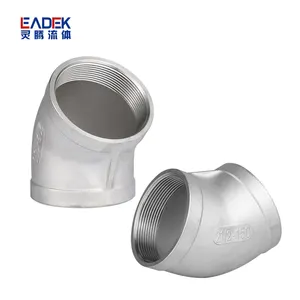Chinese Manufacturer And Supplier KC Standard 45 Degree Elbow Joint Pipe Stainless Steel Pipe Fittings