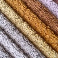 Tissu de canapé en chenille jacquard en polyester fabriqué en usine pour la tapisserie, les coussins, les tapis, les meubles
