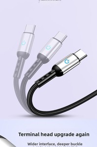 <span class=keywords><strong>สาย</strong></span>ดาต้าแจ็กเก็ตถักแบบ5A พร้อมไฟแสดงสถานะสำหรับแอปเปิ้ล/แอนดรอยด์/โทรศัพท์มือถือ<span class=keywords><strong>ชาร์จ</strong></span>เร็วสูงสุด60W - Product Image 6