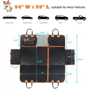 Multifunctional <b>Car</b> Pet Mat Cross-Border <b>Dog</b> <b>Car</b> Backseat Mat with PVC Material 600D Oxford Fabric - Product Image 4