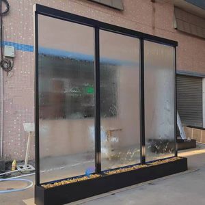 Cascada de pared para decoración interior, fuentes de cascada montadas en la pared de acero inoxidable - Product Image 4