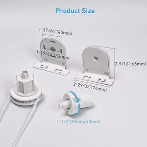 Moderne Rollos Komponenten Mechanismus Halterung Kupplungen Kettensystem Kassette Zebra-Rollos Zubehör Hochzeit - Product Image 6