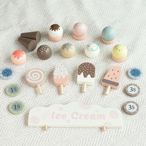 Birthday Party Pretend Shop Toy Role-Play Store With <b>Storage</b> Trolley Play Ice Cream Cart Toys for <b>Kids</b> - Product Image 6