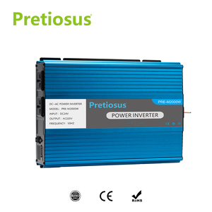 <span class=keywords><strong>Convertisseur</strong></span> de puissance hors réseau Pretiosus Inverter à onde sinusoïdale modifiée <span class=keywords><strong>2000W</strong></span> DC12V 24V vers AC220V pour <span class=keywords><strong>camping</strong></span>-<span class=keywords><strong>car</strong></span>, <span class=keywords><strong>camping</strong></span>, système solaire - Product Image 1