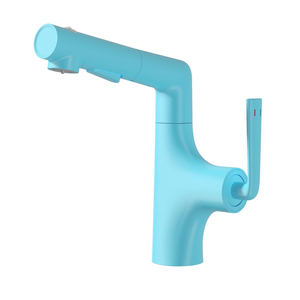 Grifo de Lavabo de Cobre, Grifo de Agua Fría y Caliente para Baño, Grifo Universal Giratorio y Extensible para Fregadero - Product Image 1