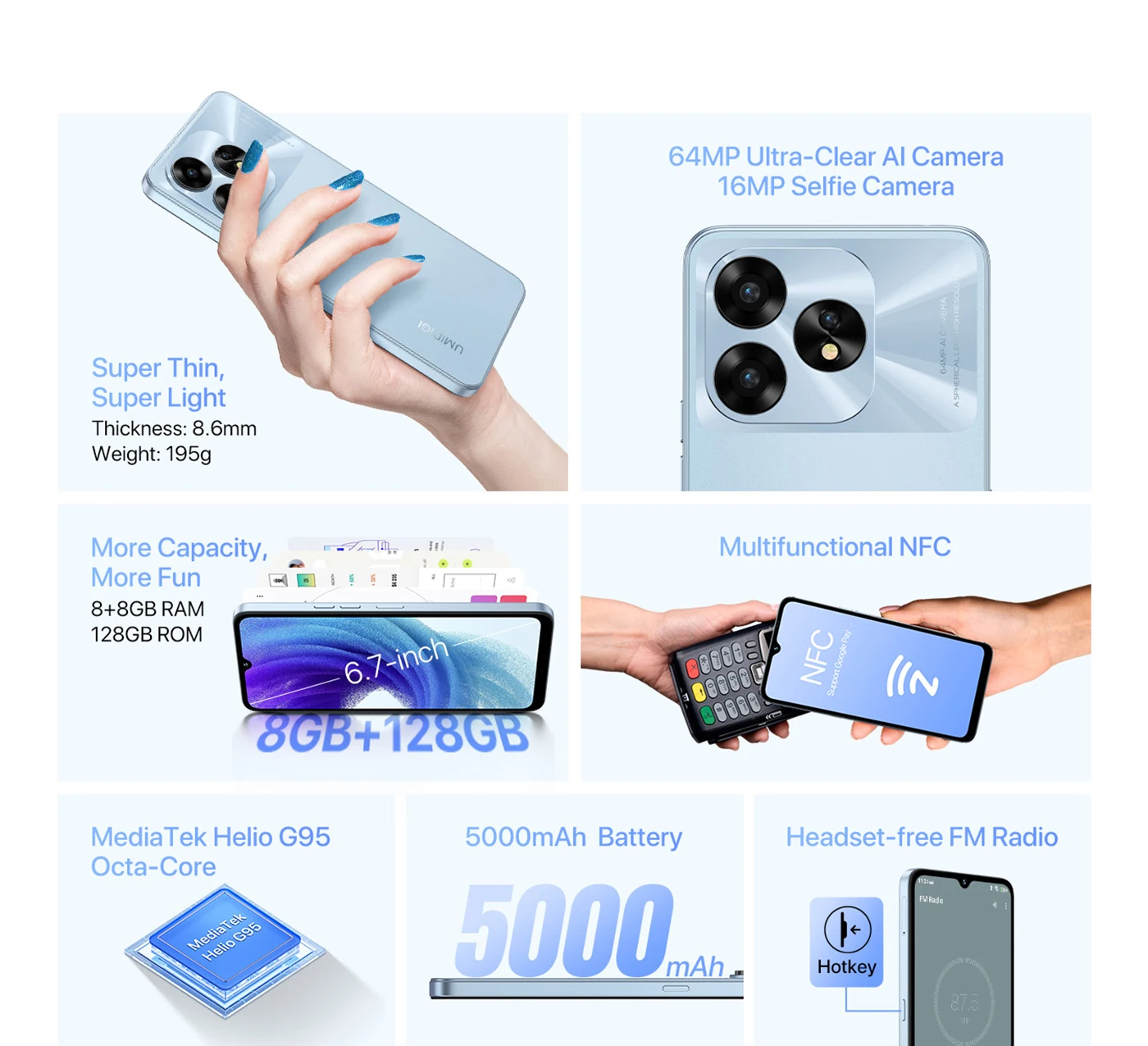 UMIDIGI A15T - 6.7