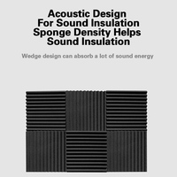 Panneaux de mousse acoustique insonorisés muraux colorés de studio Funas polyvalents au meilleur prix