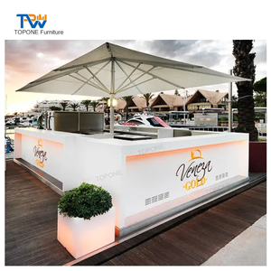 Quầy bar di động phát sáng tùy chỉnh, đèn cố định cho tiệc cưới, sự kiện, quầy bar di động, quầy bar trong nhà - Product Image 4