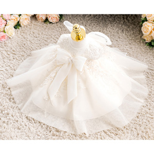 Nouvelle robe de bal en gaze brodée et bouffante pour bébé fille, robe de fête pour enfants - Product Image 3