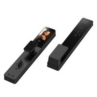 Cerradura Inteligente INVEILI con Alexa, Reconocimiento de Palma de la Mano, Rostro y Huella Dactilar 3D, Videoportero, Aleación de Aluminio, Wi-Fi, Tuya