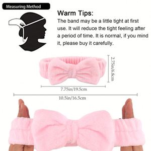 Ensemble 3 pièces satiné avec nœud : bracelet et bandeau imperméables antidérapants pour le lavage du visage et le spa, accessoires de coiffure plissés, cadeau pour femme - Product Image 4