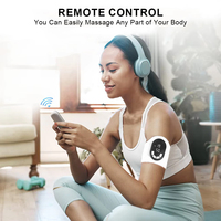 Masseur électrique portable rechargeable à impulsions, 3 réglages de chaleur, 19 vitesses, 8 modes, appareil de relaxation musculaire pour le cou, les épaules et le dos