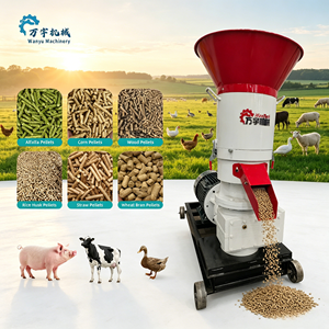 Máquina Universal de Pelletización de Materia Prima para Paja, Forraje, Grano, Harina, Aves, Ganado, Ovejas, Conejos y Peces - Product Image 1