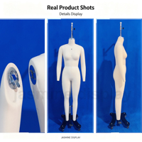 Mannequin de couture en fibre de verre taille 4-14 US pour la conception et le drapage de vêtements pour grandes tailles, avec support réglable