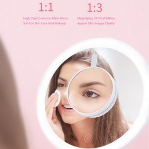 Miroir cosmétique LED portable, miroir de maquillage éclairé par LED - Product Image 5