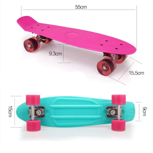 Planche à roulettes personnalisée populaire Fresh PP Deck Penni de 22 pouces planche à poisson mini cruiser planche à roulettes vente en gros - Product Image 2