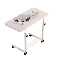 Bureau debout convertible en métal réglable en hauteur, pliable, pour ordinateur, étude, table pour ordinateur portable, pour lit