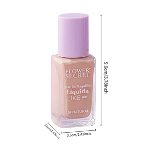 <span class=keywords><strong>Fond</strong></span> <span class=keywords><strong>de</strong></span> <span class=keywords><strong>teint</strong></span> liquide lumineux 6 couleurs Flower Secret Self-Love Natural <span class=keywords><strong>Skin</strong></span> 35ml. Anti-ternissement longue durée 12 heures. Teinte Inclusive - Product Image 6