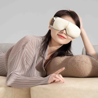 2025 nouvelle tendance sommeil chauffage masseur pour les yeux compresse chaude pression d'air vibrant masque pour les yeux électrique masseur pour les yeux pour la Migraine