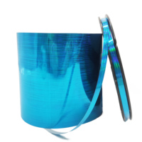Paillettes thermocollantes holographiques bleues de taille personnalisée, éblouissantes, pour machine à paillettes, pour décorer les logos de t-shirts vierges
