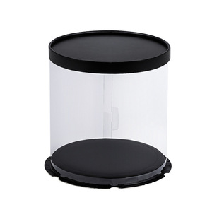 Luxury Pink 6 Round Cakes Box Distributors 8 10 12 Inch White Black Baking Pastry Packaging Sale With Logo Cake Boxes