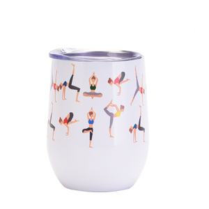 2025 Nueva taza de agua con tema de Yoga transfronterizo Taza Termo deportiva portátil <span class=keywords><strong>para</strong></span> mujer - Product Image 5