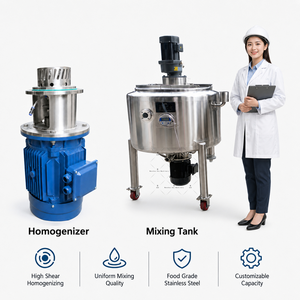 Agitateur de lotion pour usine cosmétique, mélangeur émulsifiant industriel - Product Image 1