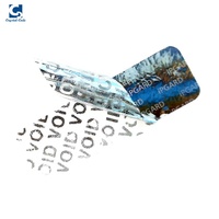 Rouleau d'autocollant en papier de sécurité inviolable hologramme étiquette vide avec logo pour appareil photo téléphone portable garantie preuve de sécurité évidente