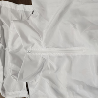 Chaqueta Cortavientos Impermeable para Maratón al Aire Libre con Logotipo Personalizado, Chaqueta Deportiva Holgada con Cierre de Cremallera Delantera de 1/4 y Manga Larga