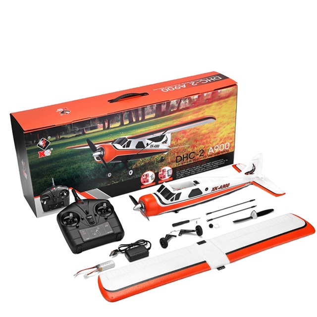 WLtoys XK A900 Airplane Upgrade A600 2.4G RC Aircraft 4CH 3D6G System Model Stabilization Push-speed RTF Glider Fixed Wing Plane