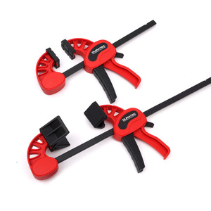 Duratec Right Angle Quick <b>Clamp</b> 6 12 Inch Adjustable Woodworking <b>Clamp</b> Metric High Carbon Steel Painted - Product Image 5