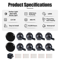 Kit de mise à niveau complet LED en gros pour Land Rover 90 110 1983-1990 et Defender 1990-2016 – 10 pièces de feux avant et arrière