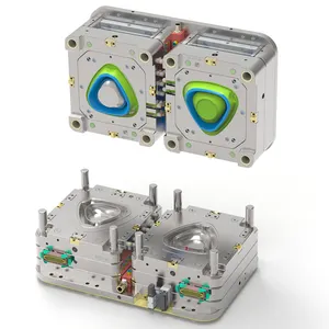 China OEM Máquina de moldeo por inyección de plástico Dos colores Bicolor Fabricantes Moldes de plástico Empresas de fabricación
