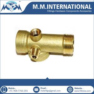 Connecteur en laiton à cinq voies de qualité supérieure utilisé pour connecter le pressographe d'un fournisseur indien à un prix de gros - Product Image 3