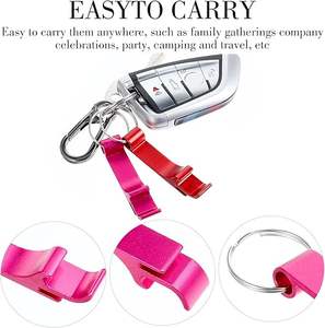 100 Piezas de Llaveros Personalizados con Destapador de Botellas de Aluminio/Llaveros con Logotipo para Bar, Graduación, Fiesta, Regalos de Boda - Product Image 5